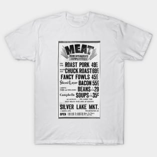 Meat Market Wall Art T-Shirt